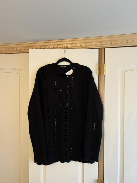 Damir Doma Distressed Crepe Sweater Size 48