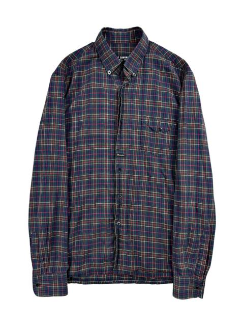 AW01 “Riot! Riot! Riot!” Dominator Patch Tartan Shirt