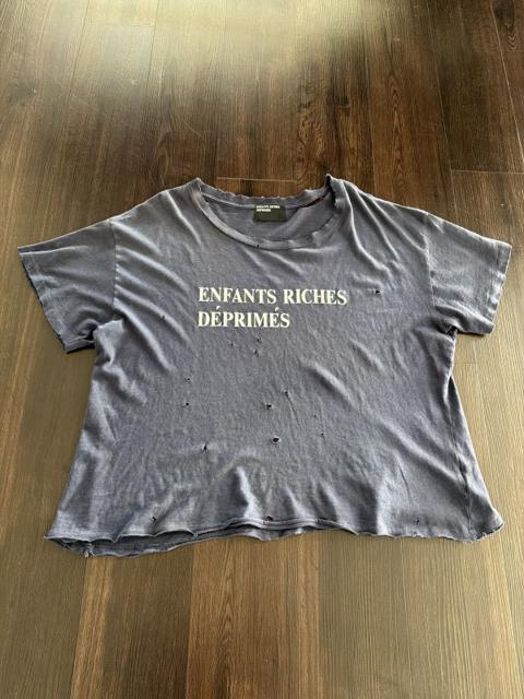 Enfants Riches Deprimes Navy Blue Logo Tee