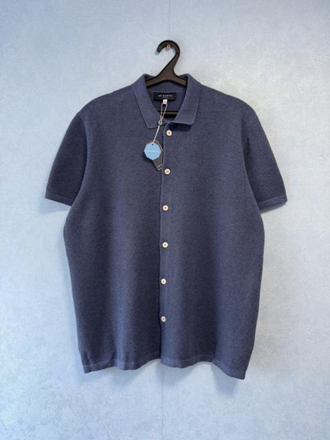 Mr Marvis Knit T-Shirt Polo Button Up