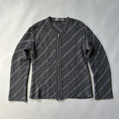 CDGH+ F/W 1998 “Magic of Bias” Zip Cardigan