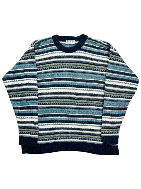 1980s Gout France - Kurt Cobain Style Knitted Sweater