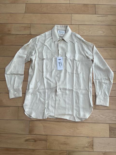 NWT - Maison Margiela 4 stitch Satin Shirt