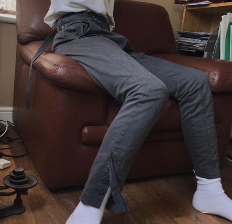 Alexandre Plokhov Asymmetrical Bondage Pants