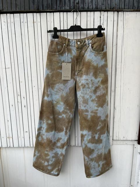 Splash Blue Wide Leg Jean
