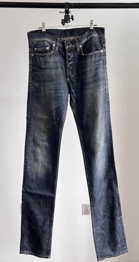 Dior Homme AW07 Faded OG Jake Clawmark Denim Jeans Hedi