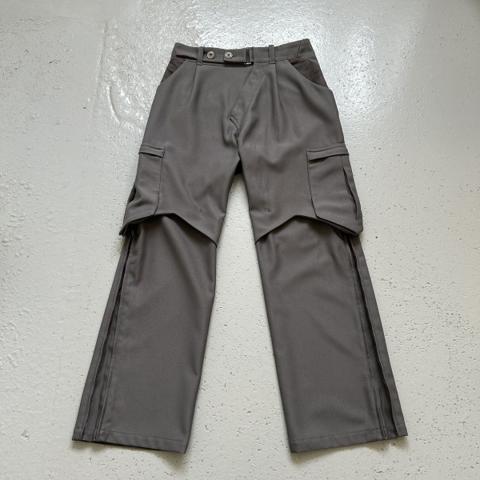 KIKO KOSTADINOV BINDRA CARGO TROUSER STEEL GREY