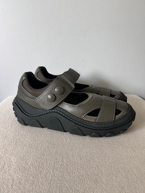 Kiko Kostadinov Tonkin Sandal Hybrid in Bosco Green