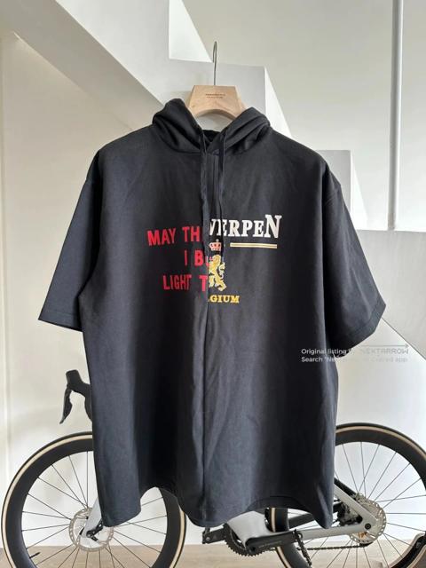 Vetements Antwerp Printed Decon Short Hoodie S