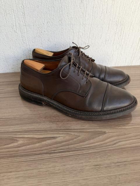Shell cordovan cap toe derby
