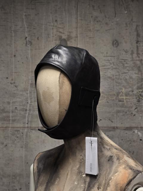 Deepti Padded Horse Leather Aviator Hat