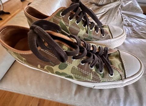visvim SKAGWAY LO Duck Camo Sneakers Shoes US 8.5