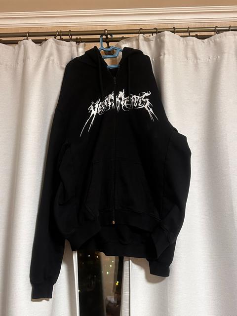 Vetements Total Fucking Darkness Hoodie Zip