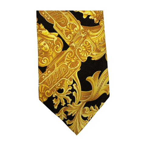 Authentic vintage Gianni Versace Couture silk tie Barocco