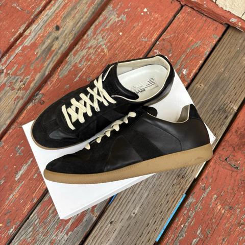Maison Margiela Black/Gum Replica GAT Sneakers