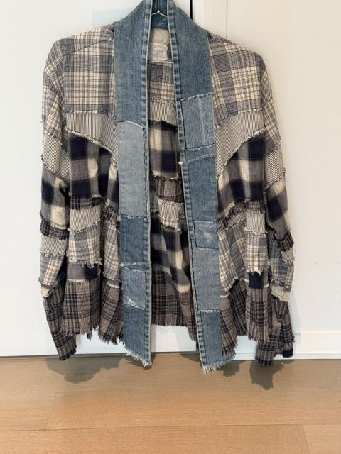 Unique Greg Lauren Patchwork Kimono Jacket