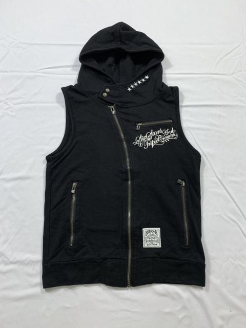 2000s Japanese~ Russ.k Seditionaries Punk Style Zip Hoodie
