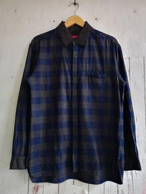 Sage De Cret Long Sleeve Flanel Button Shirts