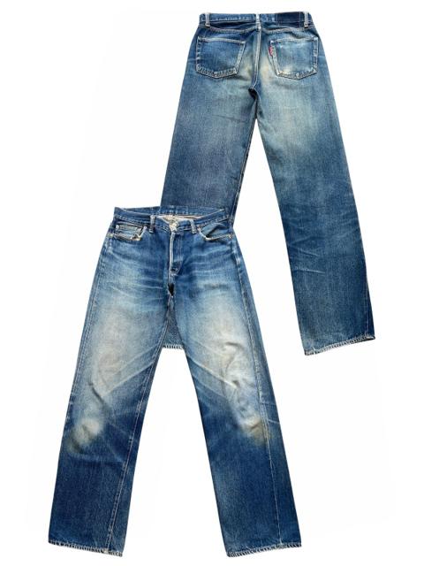Vintage Blue Blue Japan Mudwash Selvedge Denim Jeans 33x32