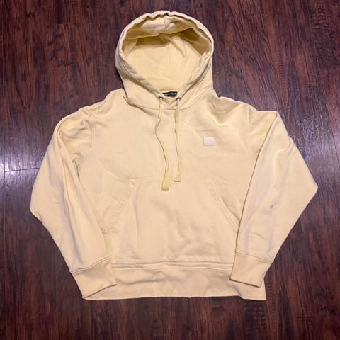 Acne Studies Box Face Logo Hoodie