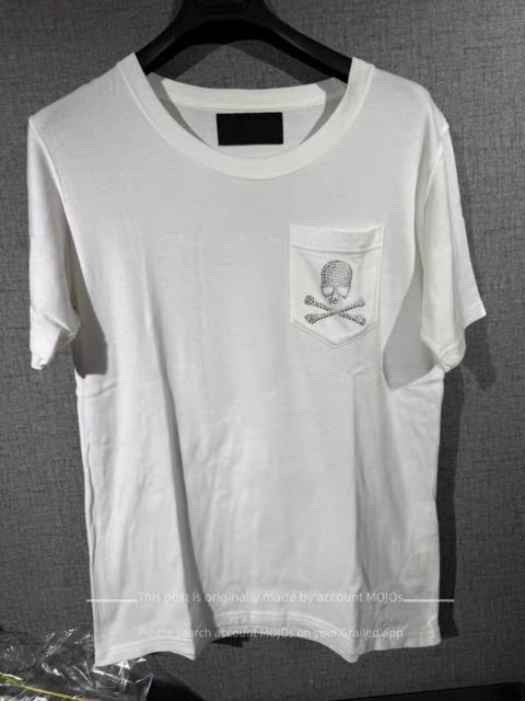 Sz 48 Roen Skull Crystal White Pocket Tee mojos