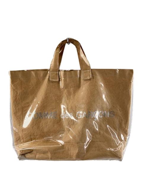 Tote Bag PVC Logo Print Plain design Brown