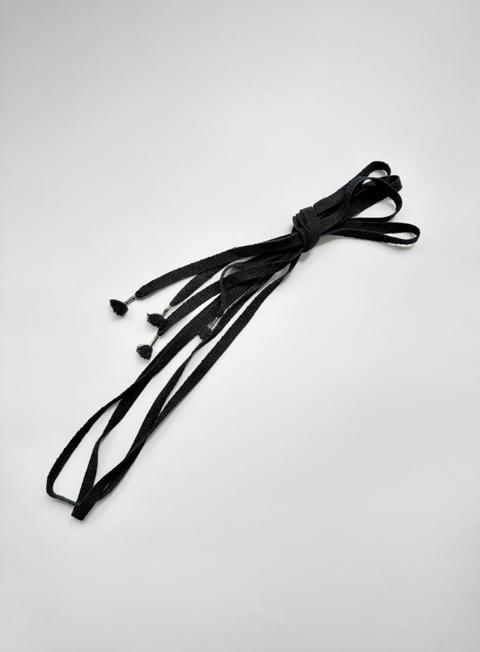 Black Drip Sneaker Shoelaces Replacement | OS