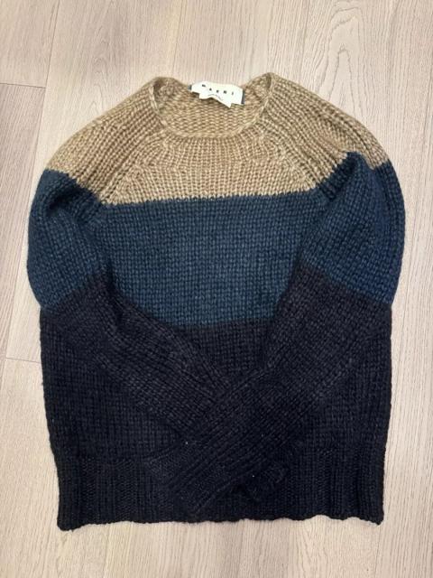 Marni Mohair Tricolor Sweater