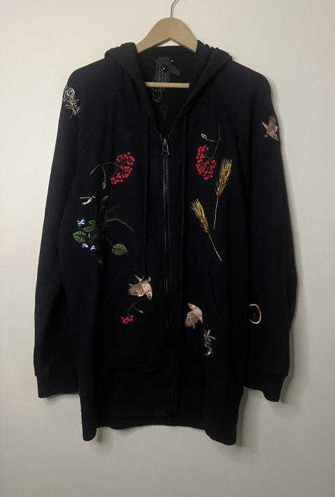 SS 2014 Bernhard Willhelm Double Zip Embroidered Hoodie