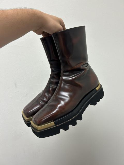 Metal Tip Combat Boots