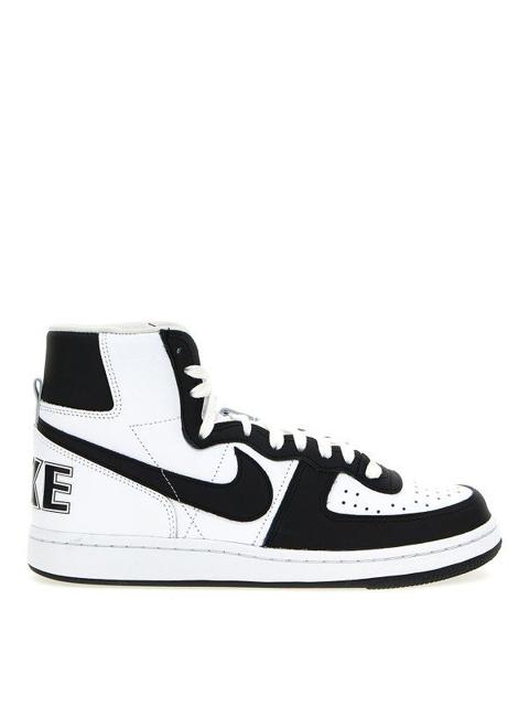 o1mle0924 High-Top Sneakers in White & Black