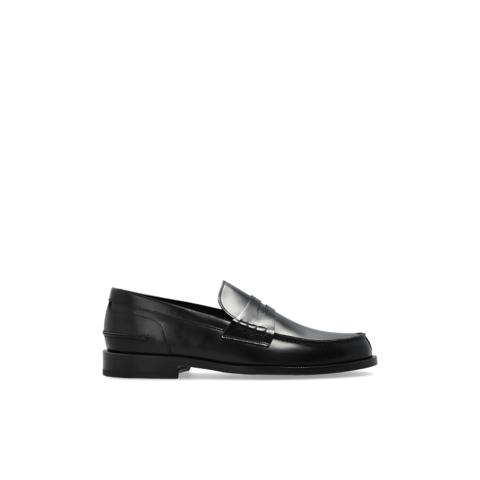 BRIONI Black Leather Loafers New & Authentic (Men's size:12;
