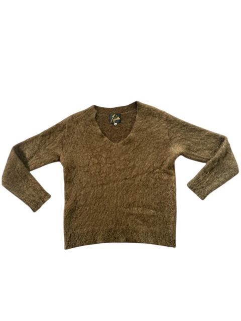 Needles mohair V-neck sweater