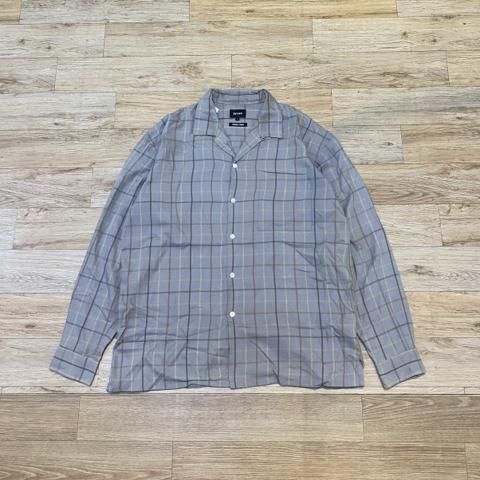 2000s Beams Open Collar Plaid Button Ups Shirts