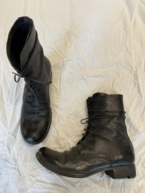 Black horse high boots