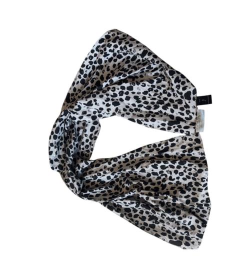 Jarod John Leonard Skull Leopard Print Scarf