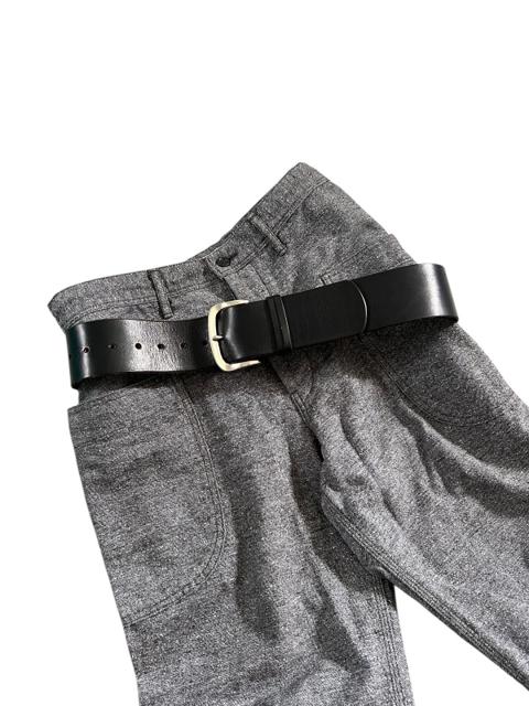 1990s Y’s Bis Limi Feu Wide Leather Belt