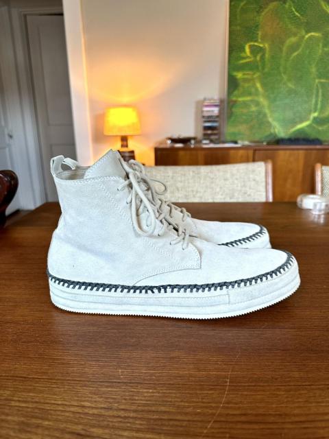 Ann Demeulemeester Braid Scamosciato Chukka Off-White Suede