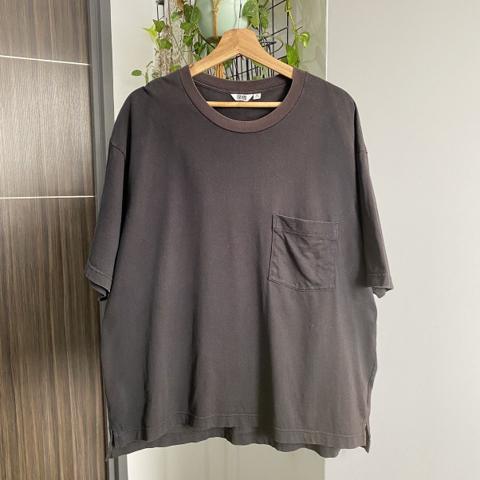 Thrashed Faded Lemaire x Uniqlo Pocket ERD GRUNGE PLAIN TEE