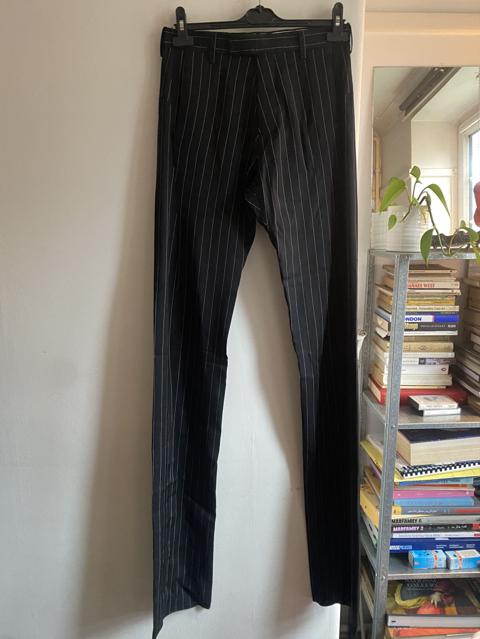 Martine Rose wool pinstripe twist seam trousers