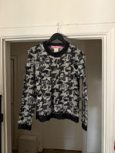 AW05 SAMPLE Distressed Cardigan