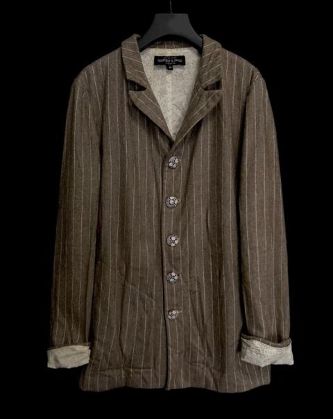 Geoffrey B SMALL Vintage Print Wool Jacket DDDD5