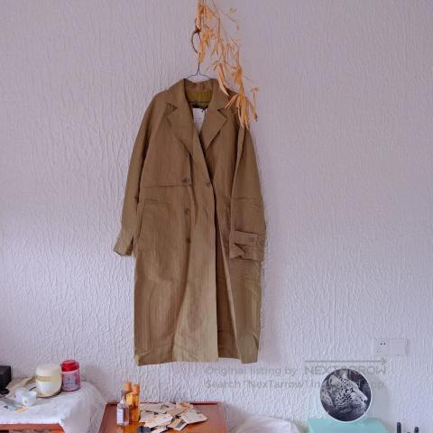 Song For The Mute Oversized Double-Breasted Cut Coat/