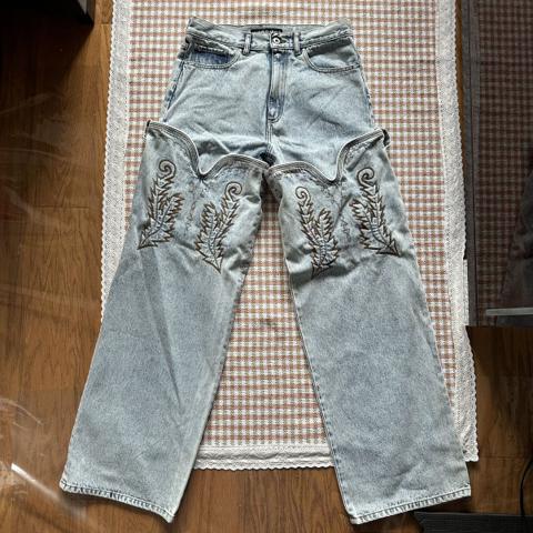 Y/Project Cowboy Cuff Denim Jeans