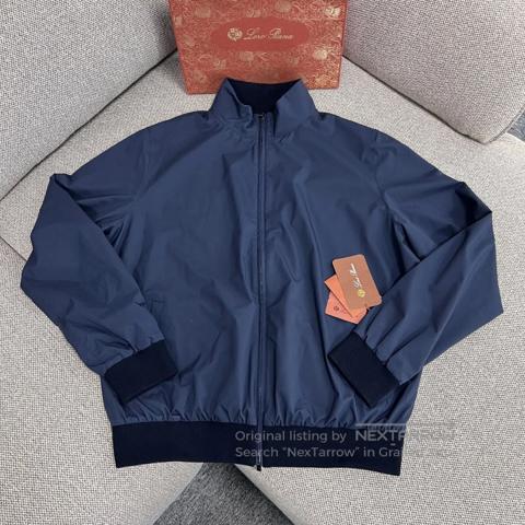 LORO PIANA Solid Cashmere Reversible Jacket|i
