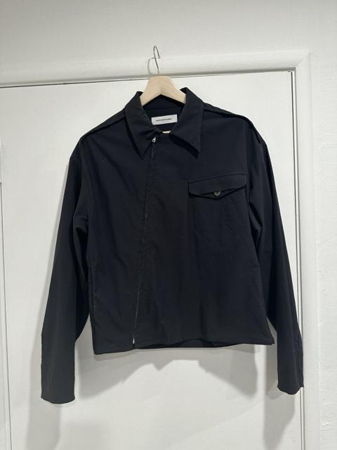 Kiko Kostadinov Black Murad Asymmetrical Zip Jacket