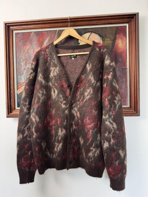 Needles Mohair Cardigan Sweater Japanese Roses Japan