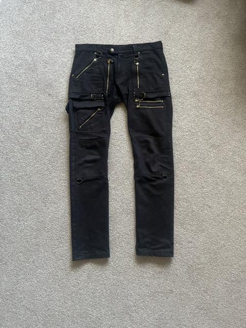Blackmeans Denim Zipper Biker Pants Size 4
