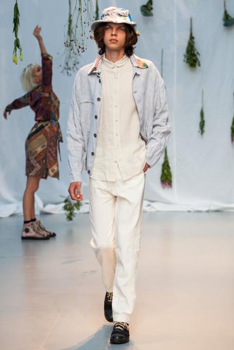 SS18 Linen and Silk Reversible Jacket