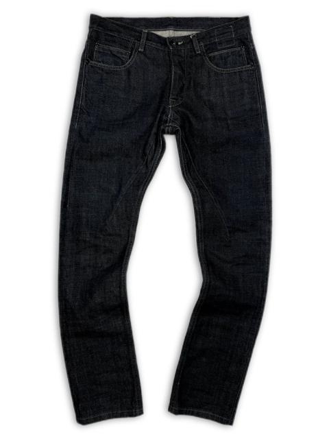 Rick Owens Dark Wash Indigo Detroit Cut Denim